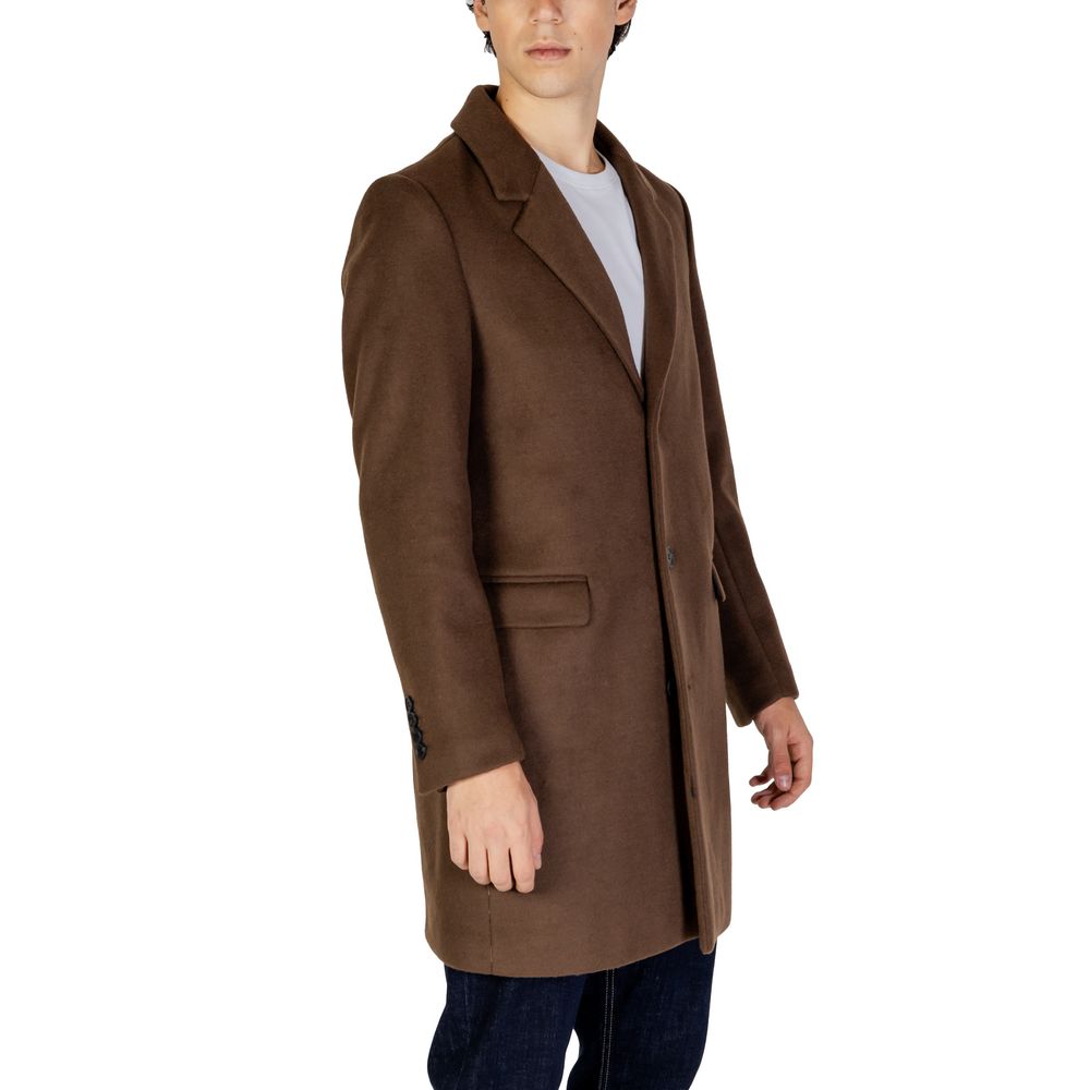 Antony Morato Brown Polyester Jacket