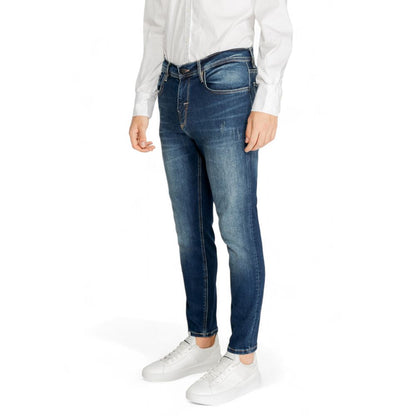 Antony Morato Blue Cotton Jeans & Pant