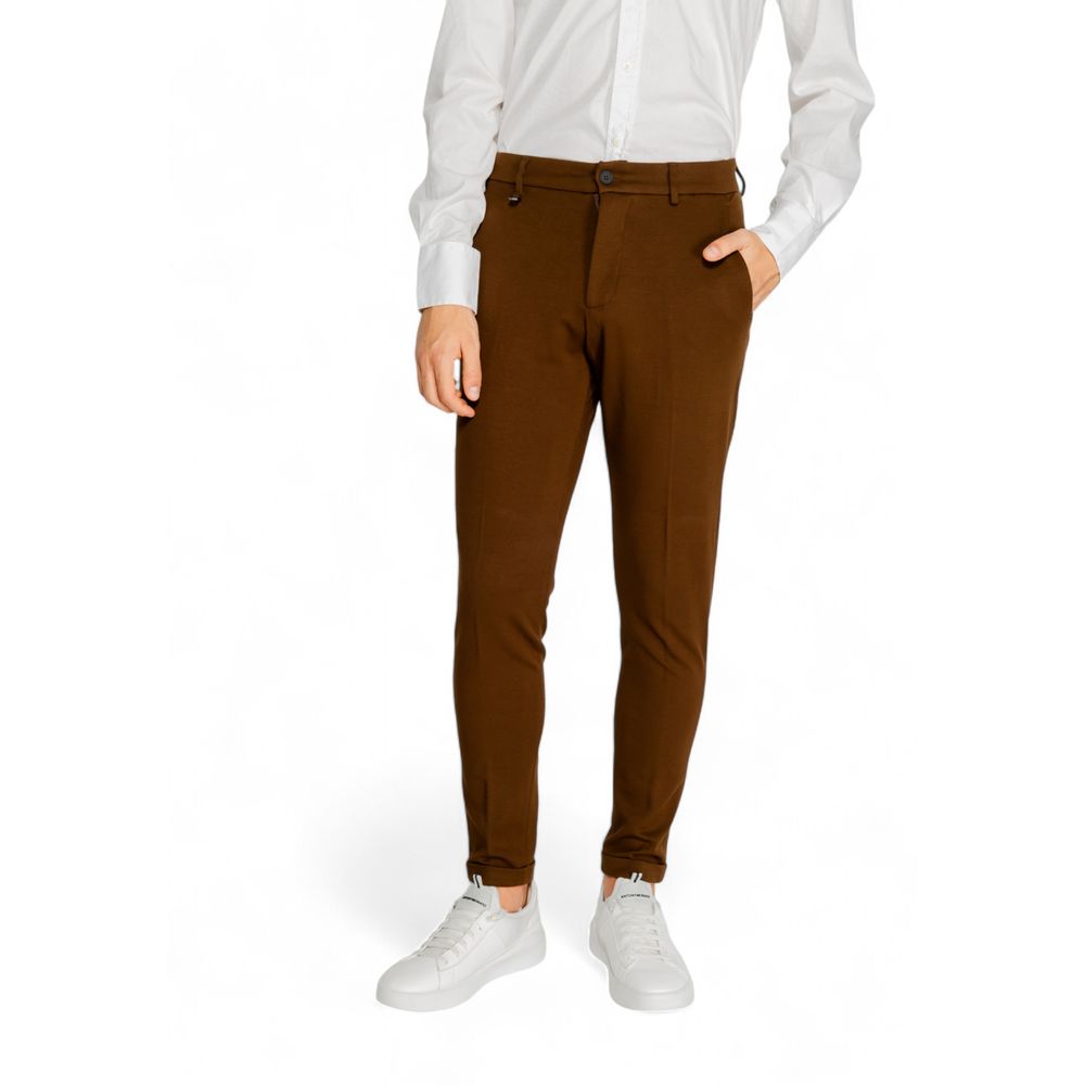 Antony Morato Brown Viscose Jeans & Pant