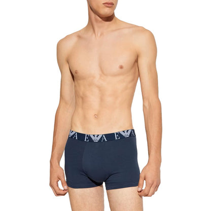 Emporio Armani Underwear Blue Cotton Underwear