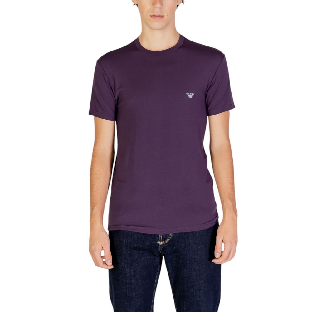 Emporio Armani Underwear Purple Modal T-Shirt