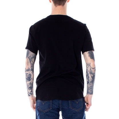 Only & Sons Black Cotton T-Shirt