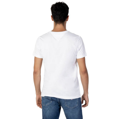 Tommy Hilfiger Jeans White Cotton T-Shirt