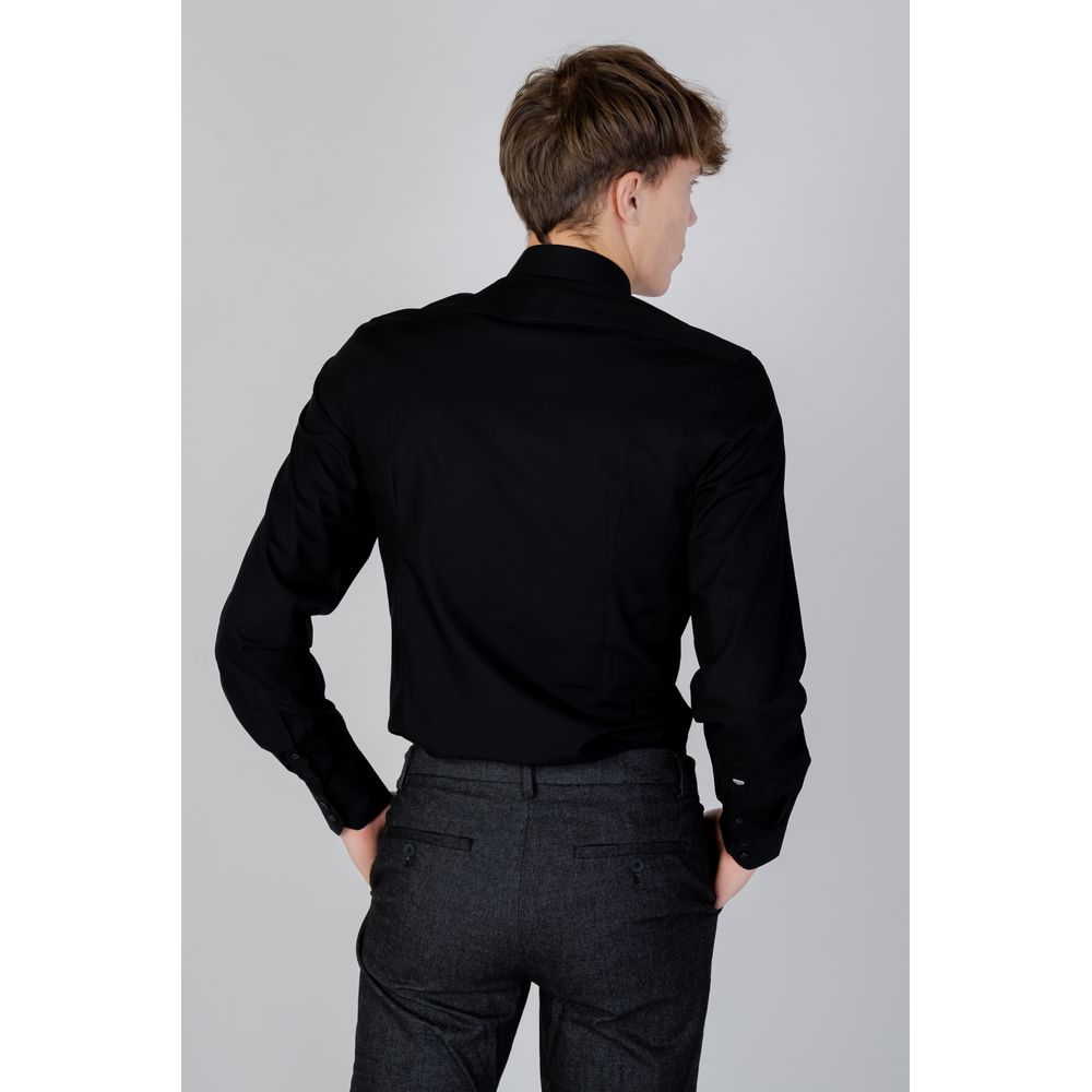 Antony Morato Black Cotton Shirt