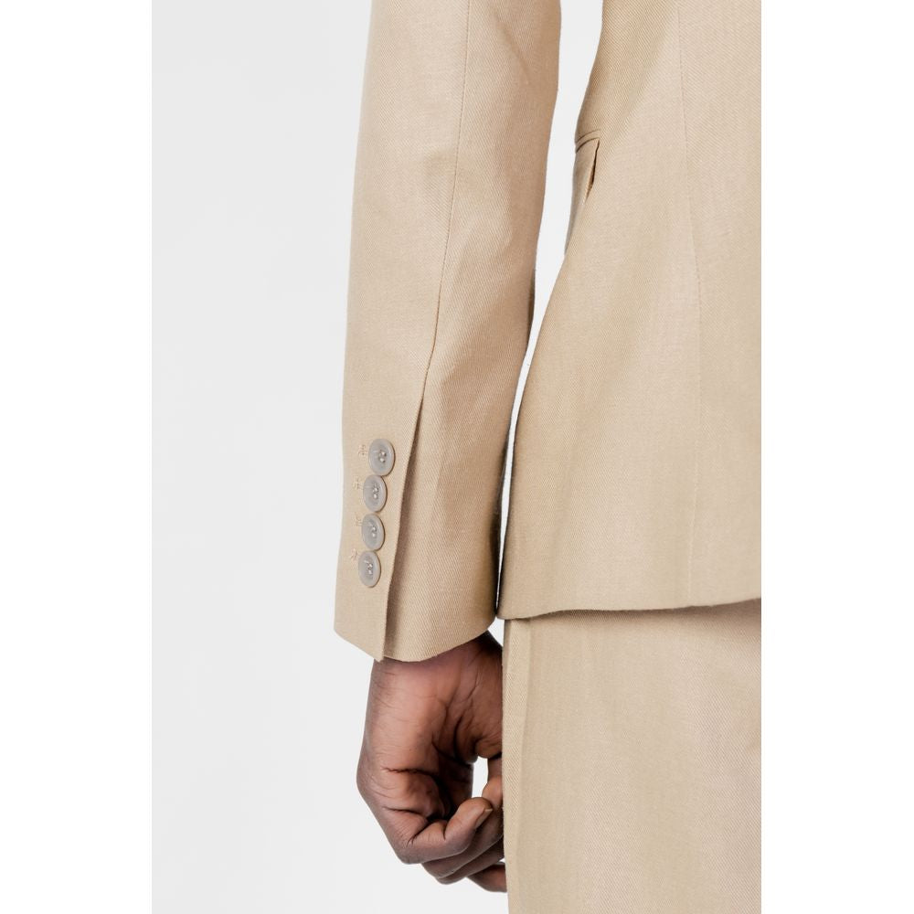 Antony Morato Beige Linen Suit