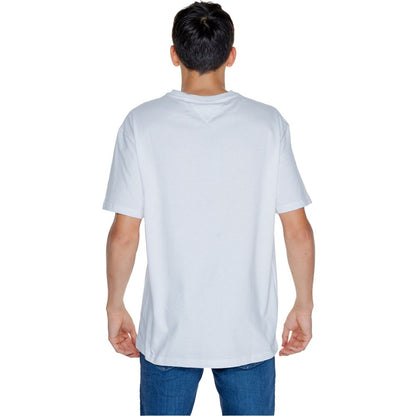 Tommy Hilfiger Jeans White Cotton T-Shirt