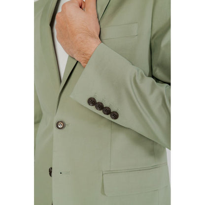 Antony Morato Green Cotton Suit