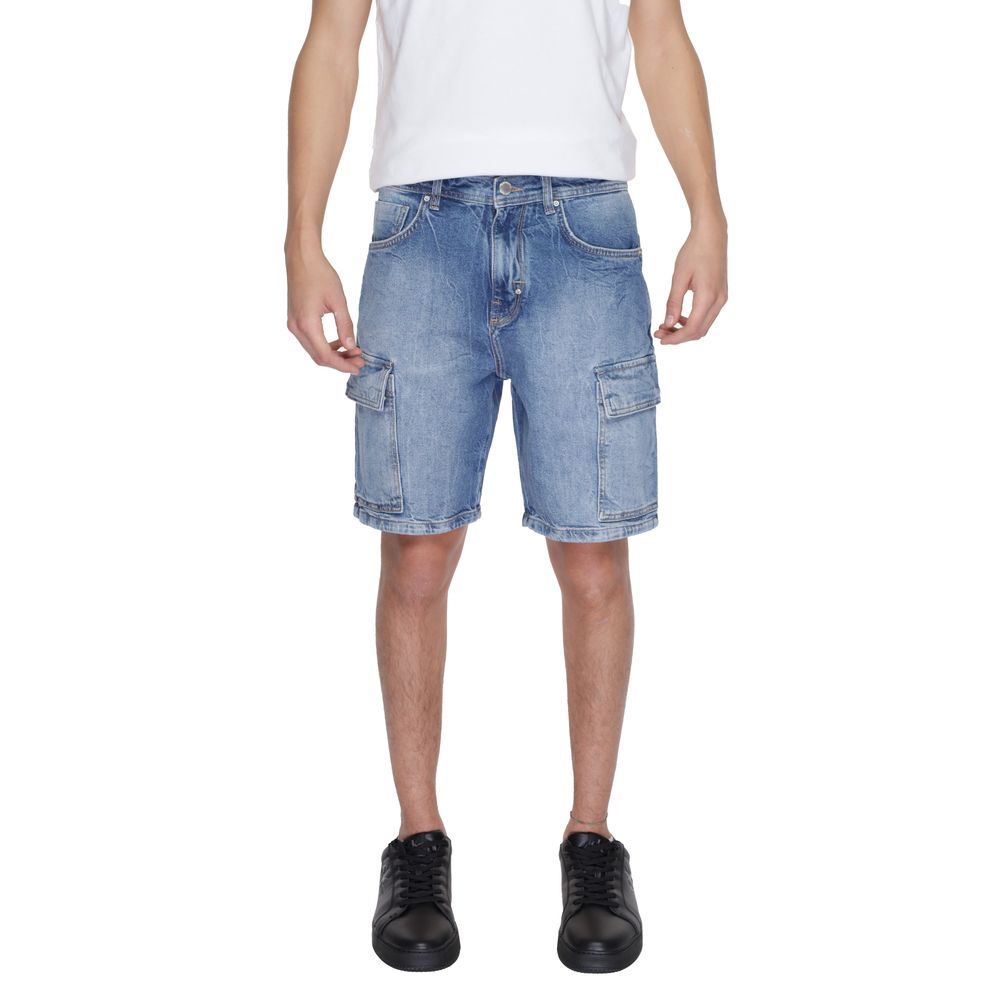 Antony Morato Blue Cotton Short