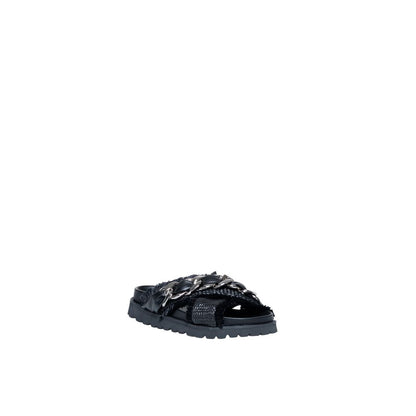 Cult Black Polyethylene Sandal