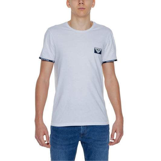 Emporio Armani Underwear White Cotton T-Shirt