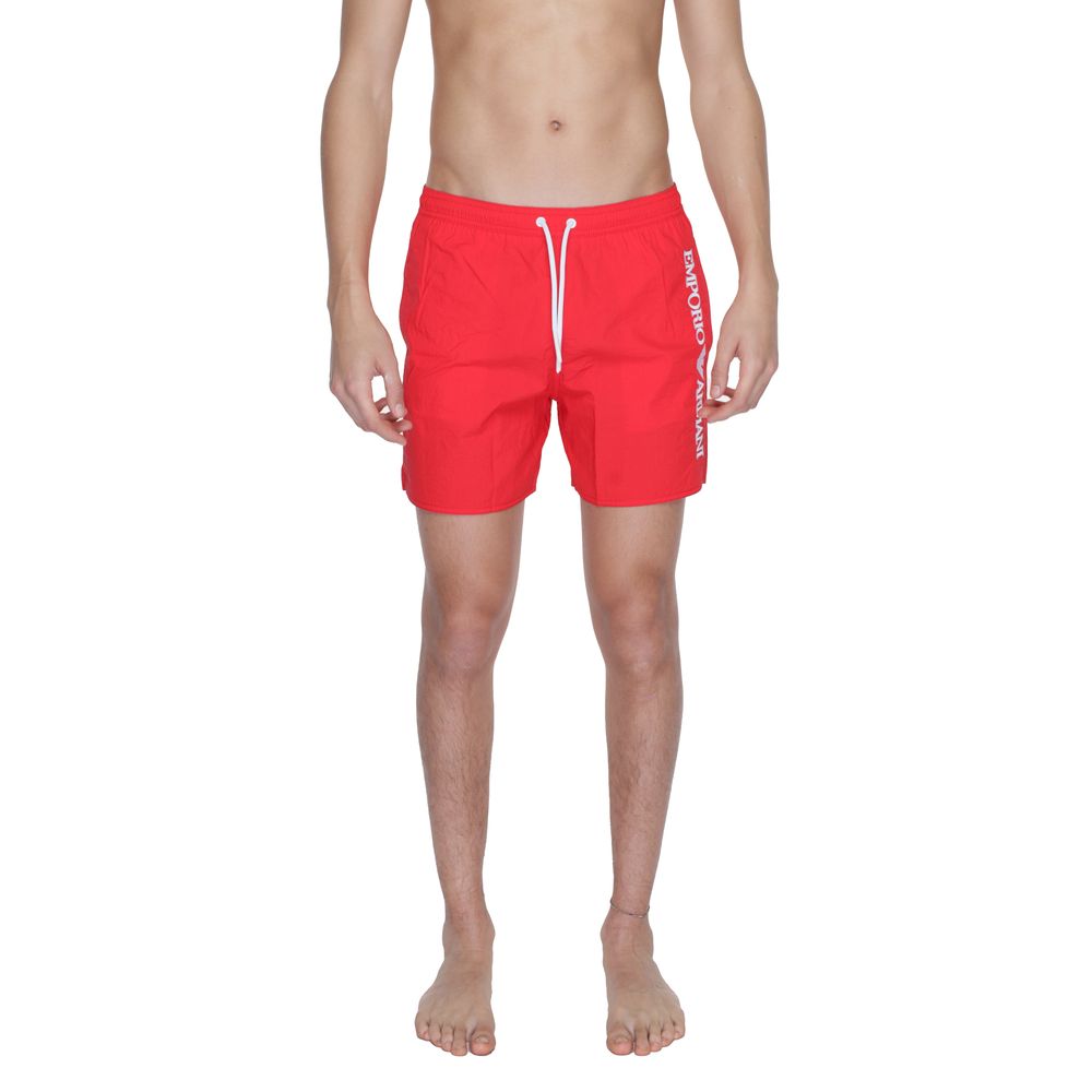 Emporio Armani Underwear Red Polyamide Swimwear