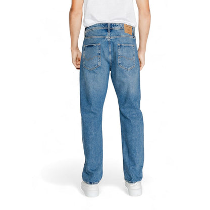 Jack Jones Blue Cotton Jeans & Pant