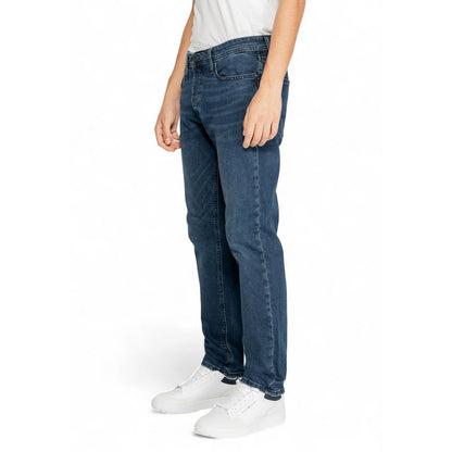 Jack Jones Blue Cotton Jeans & Pant