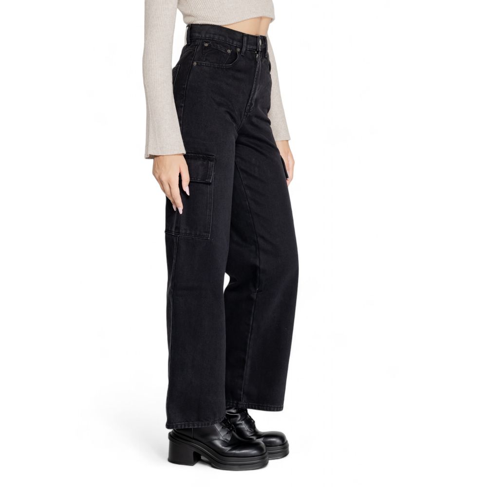 Only Black Cotton Jeans & Pant