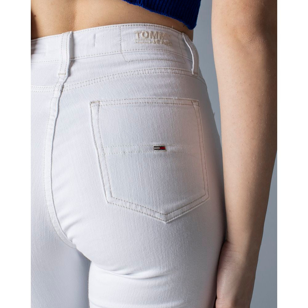 Tommy Hilfiger Jeans White Cotton Jeans & Pant