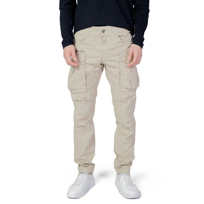 Replay Beige Cotton Jeans & Pant