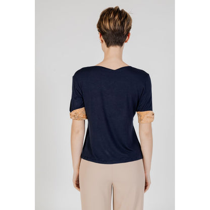 Alviero Martini Prima Classe Blue Viscose Tops & T-Shirt