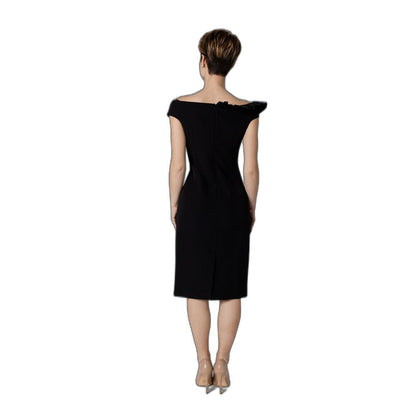 Sandro Ferrone Black Polyester Dress