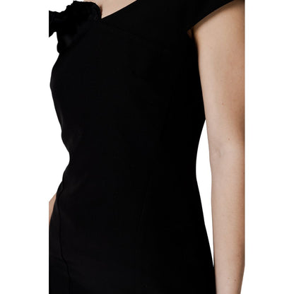 Sandro Ferrone Black Polyester Dress