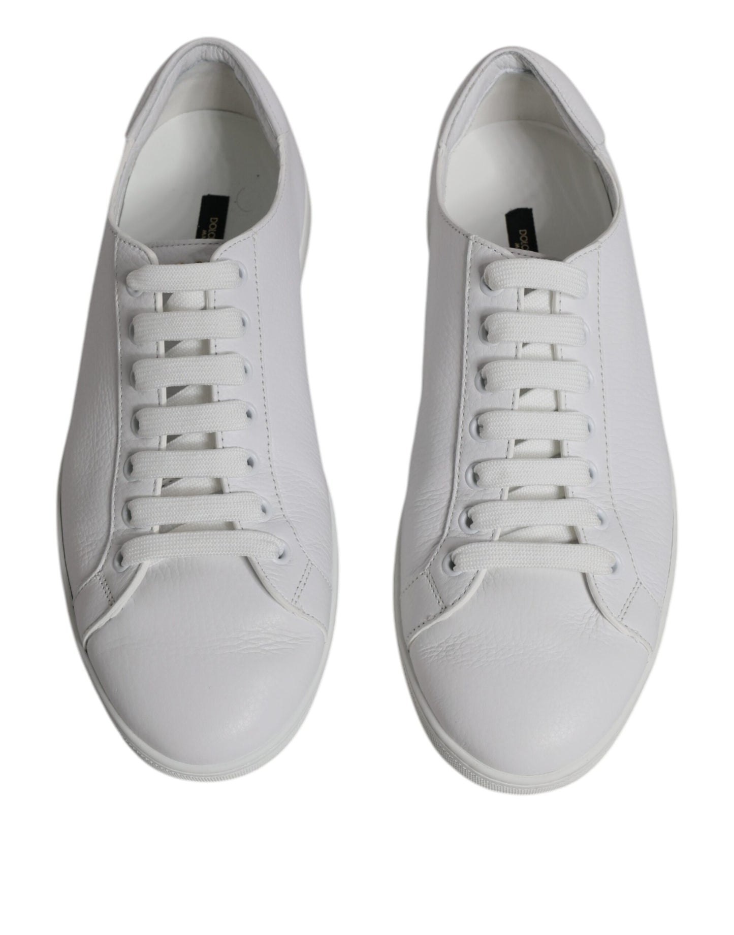 Dolce & Gabbana White Low Top Men Saint Tropez Sneakers Shoes