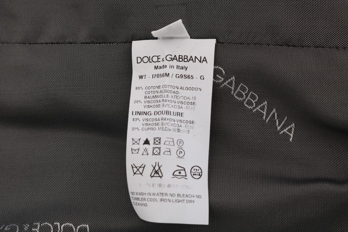 Dolce &amp; Gabbana elegant grårandig västväst