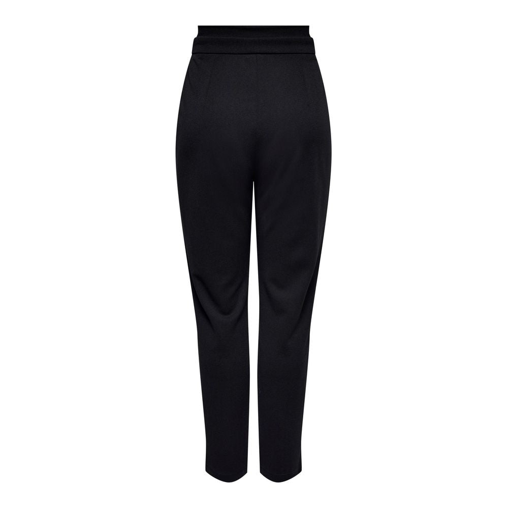 Jacqueline De Yong Black Polyester Jeans & Pant