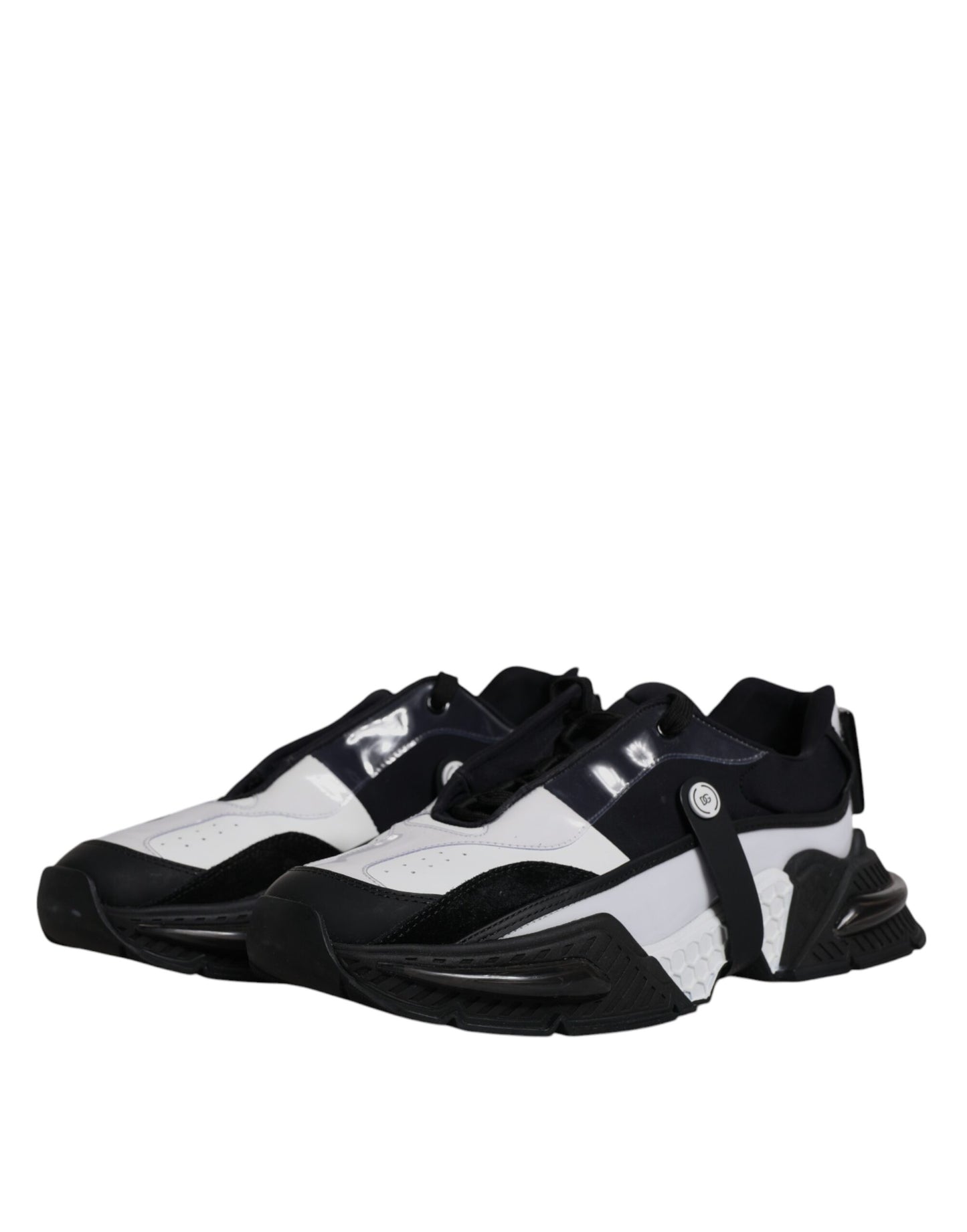 Dolce & Gabbana Black White Airmaster Men Sneakers Shoes