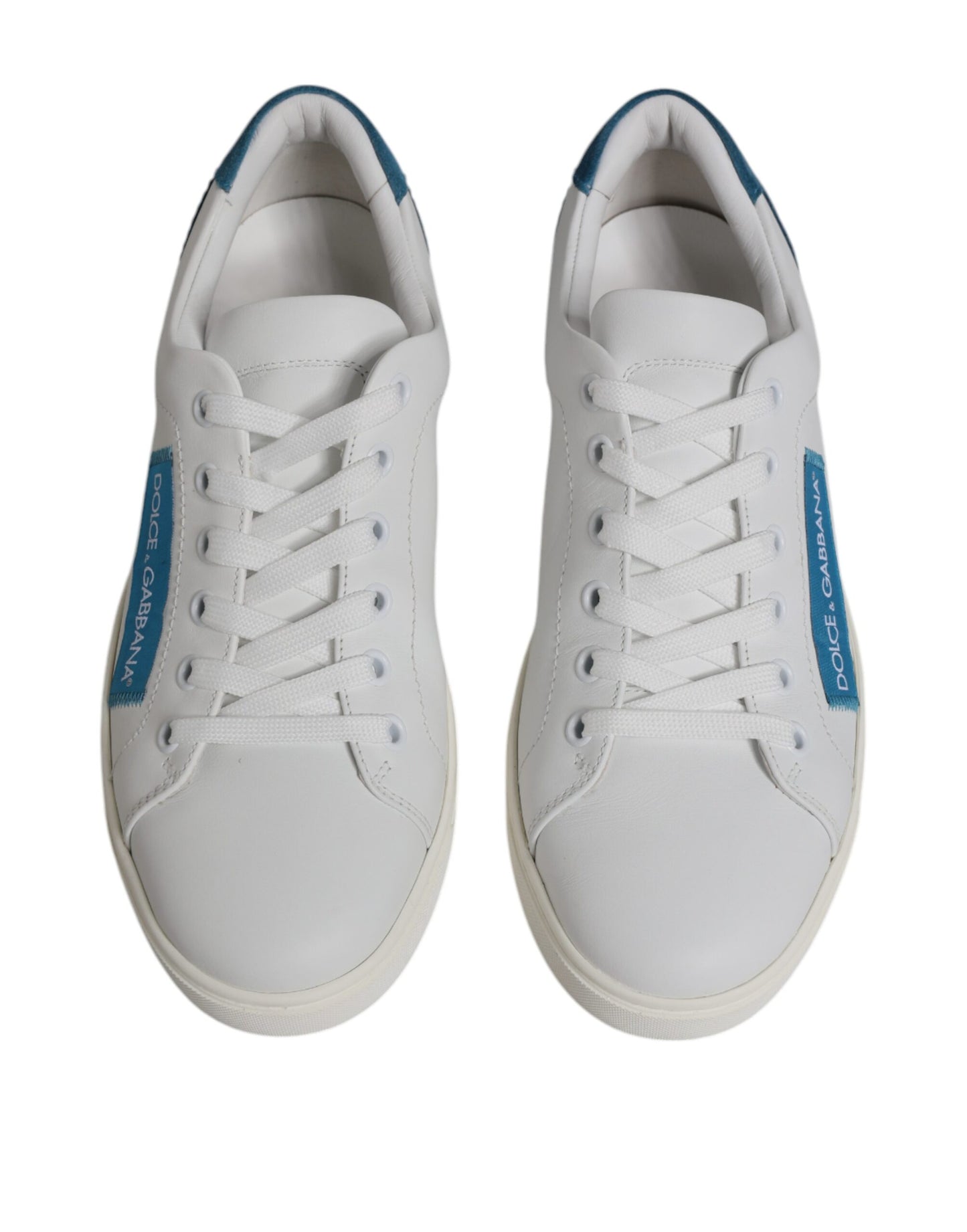 Dolce & Gabbana White London Calf Leather Sneakers Shoes