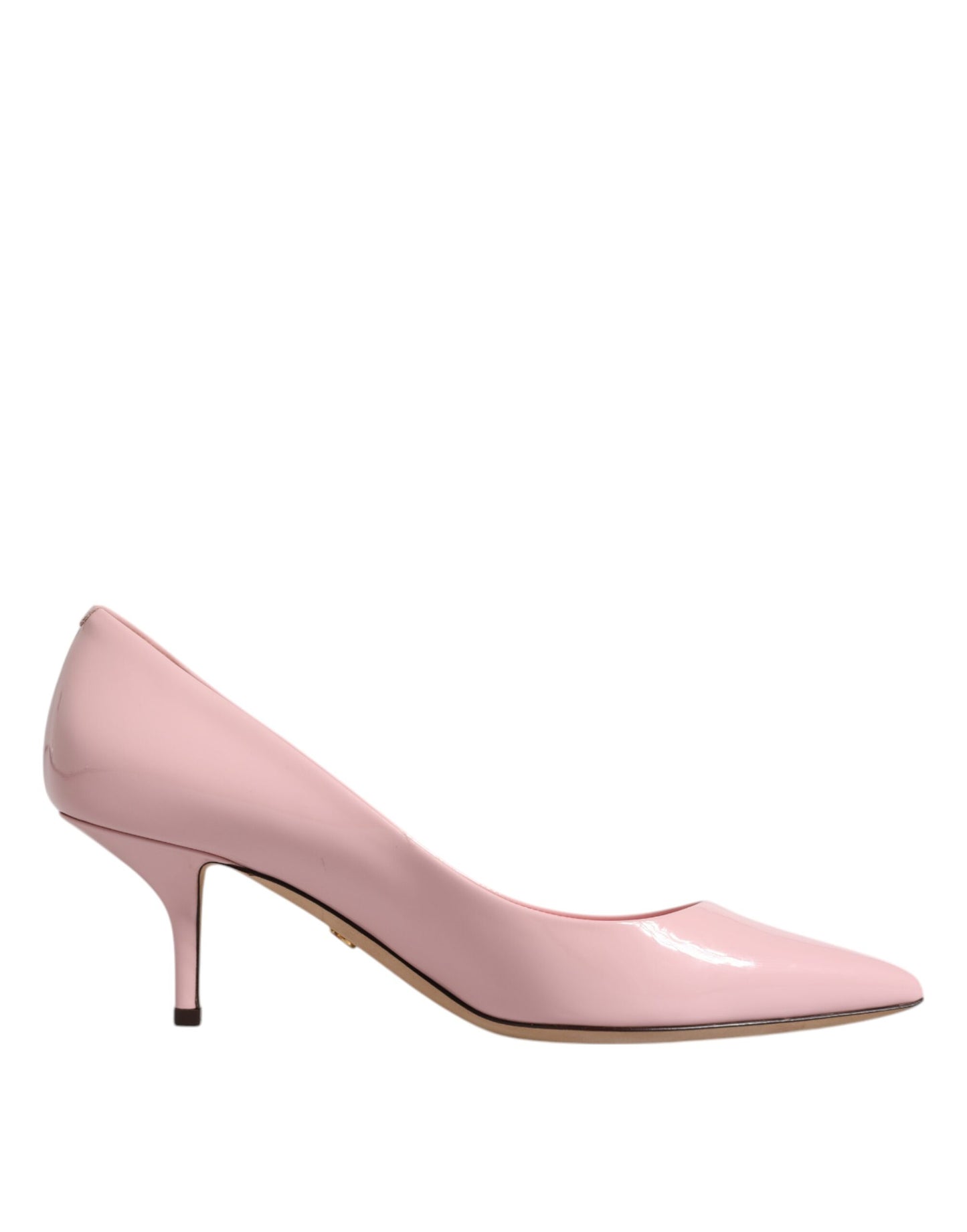 Dolce & Gabbana Light Pink Patent Leather Heels Pumps Shoes