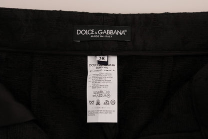 Dolce &amp; Gabbana Elegant Capri Dress Byxor med hög midja