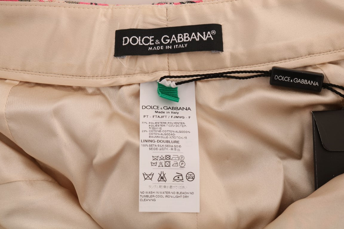 Dolce &amp; Gabbana eleganta blommiga brokadbyxor