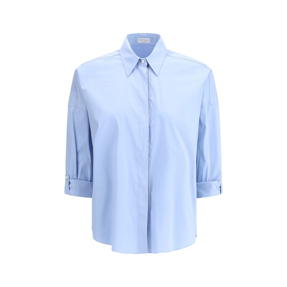 Brunello Cucinelli shiny monili Shirt