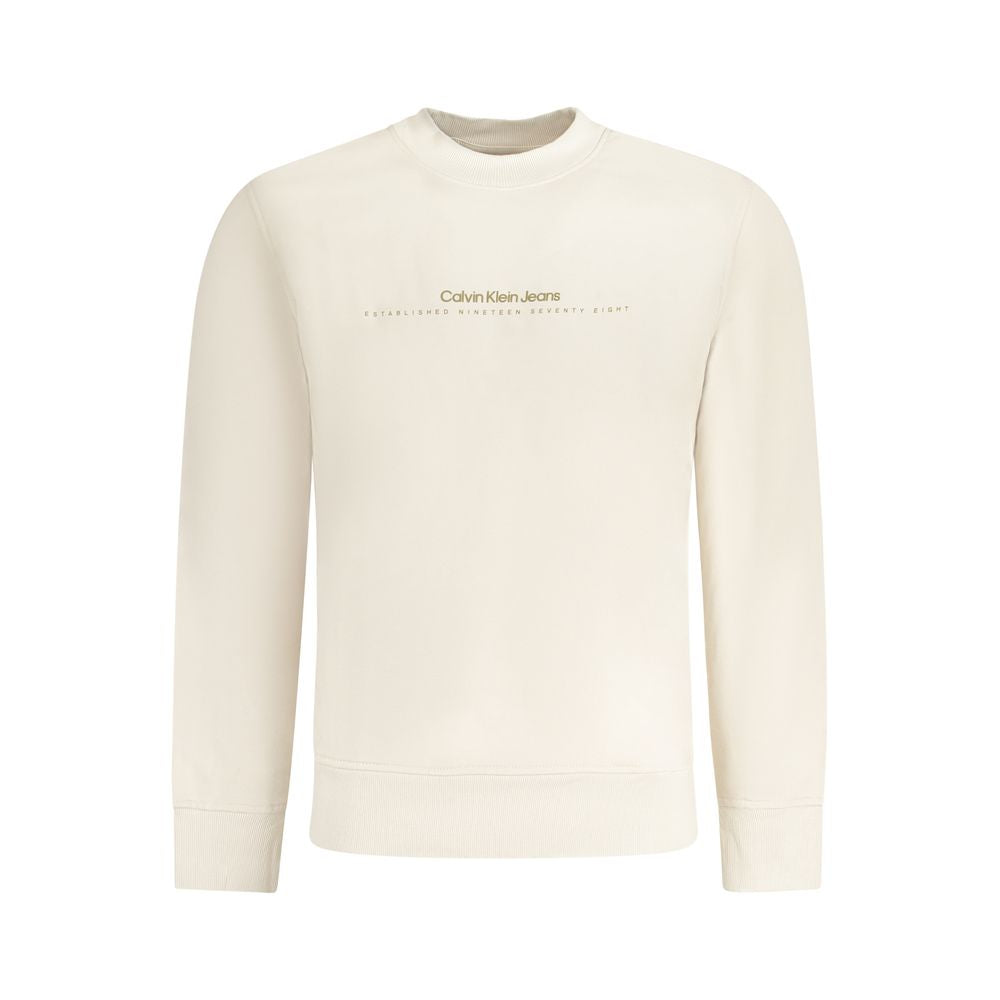 Calvin Klein Beige Cotton Sweater