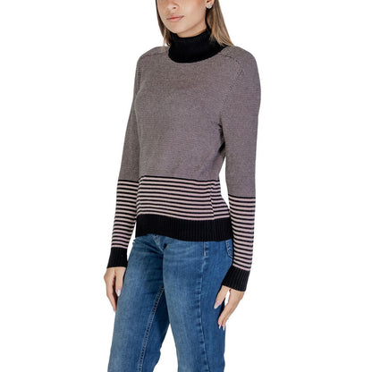 Sandro Ferrone Bicolor Viscose Sweater