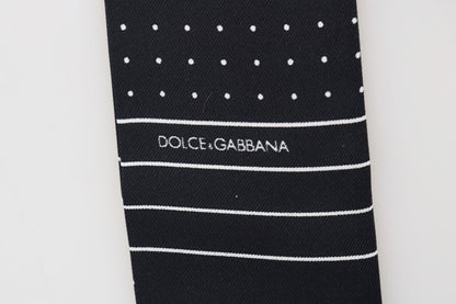 Dolce &amp; Gabbana Elegant Silk Herr Tie Scarf Wrap