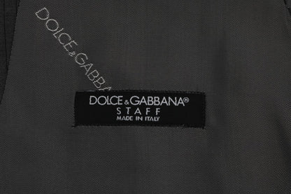 Dolce &amp; Gabbana Elegant grå enkelknäppt västväst