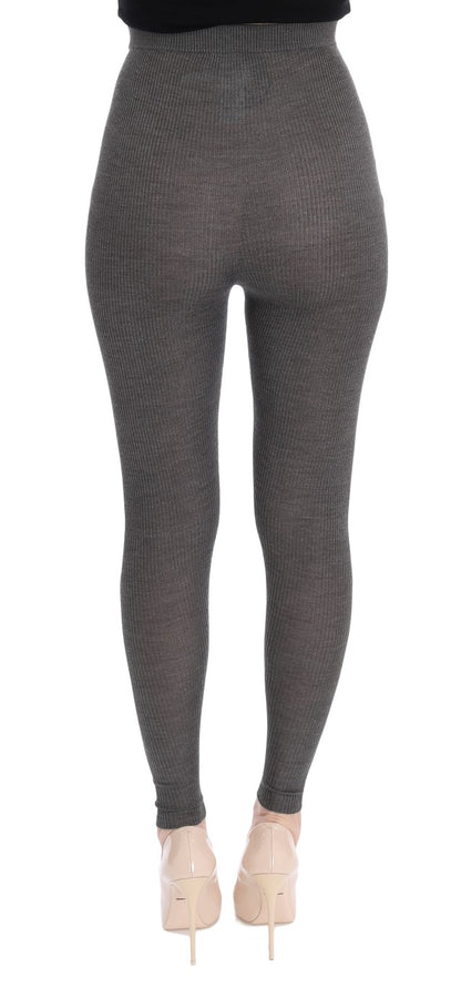 Dolce &amp; Gabbana eleganta kashmirtights med hög midja