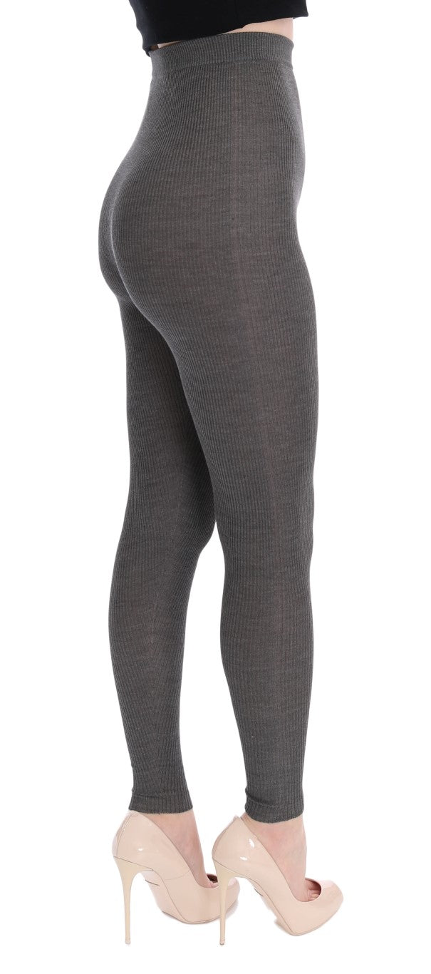 Dolce &amp; Gabbana eleganta kashmirtights med hög midja