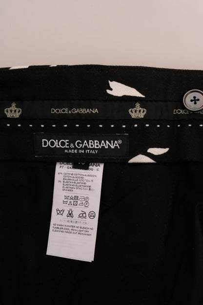 Dolce &amp; Gabbana eleganta ankelbyxor med trädtryck