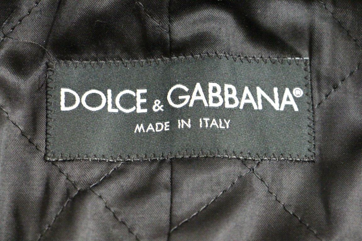 Dolce &amp; Gabbana Sicilia Rutig ullblandningsrock