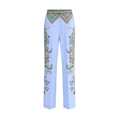 Etro Floral Print Pants