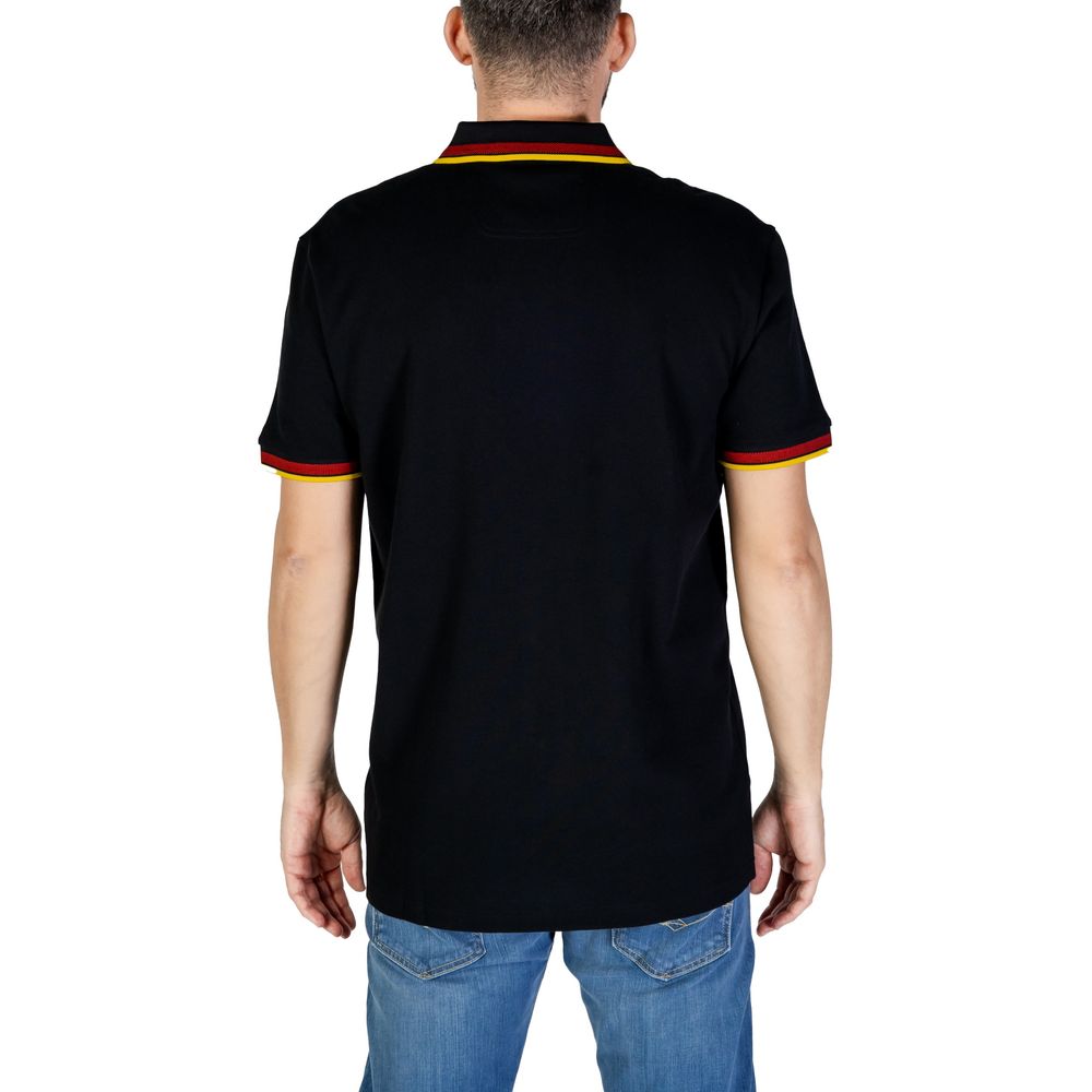 Hugo Boss Black Cotton Polo Shirt