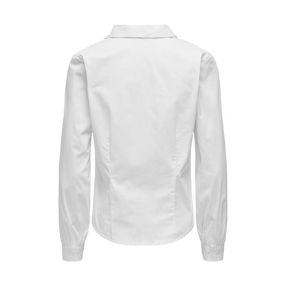 Jacqueline De Yong White Cotton Sweater