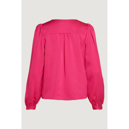 Vila Clothes Pink Polyester Shirt