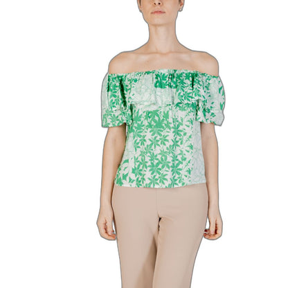 Desigual Green Viscose Shirt