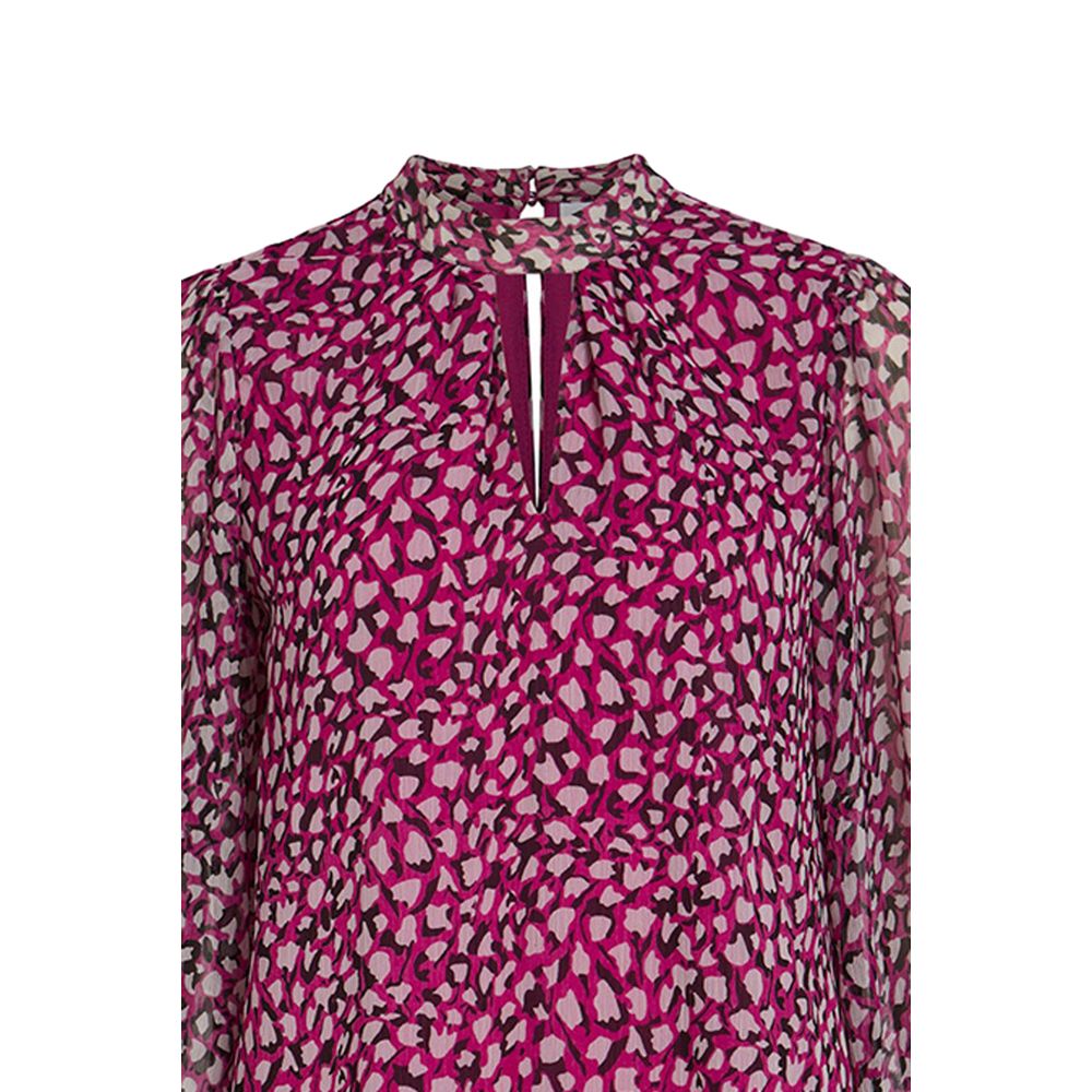 Vila Clothes Pink Recycled Polyester Shirt