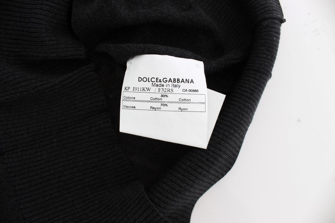 Chaleco elegante sin mangas negro Dolce &amp; Gabbana