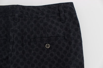 Dolce & Gabbana Chic Polka Dotted Capris Jeans